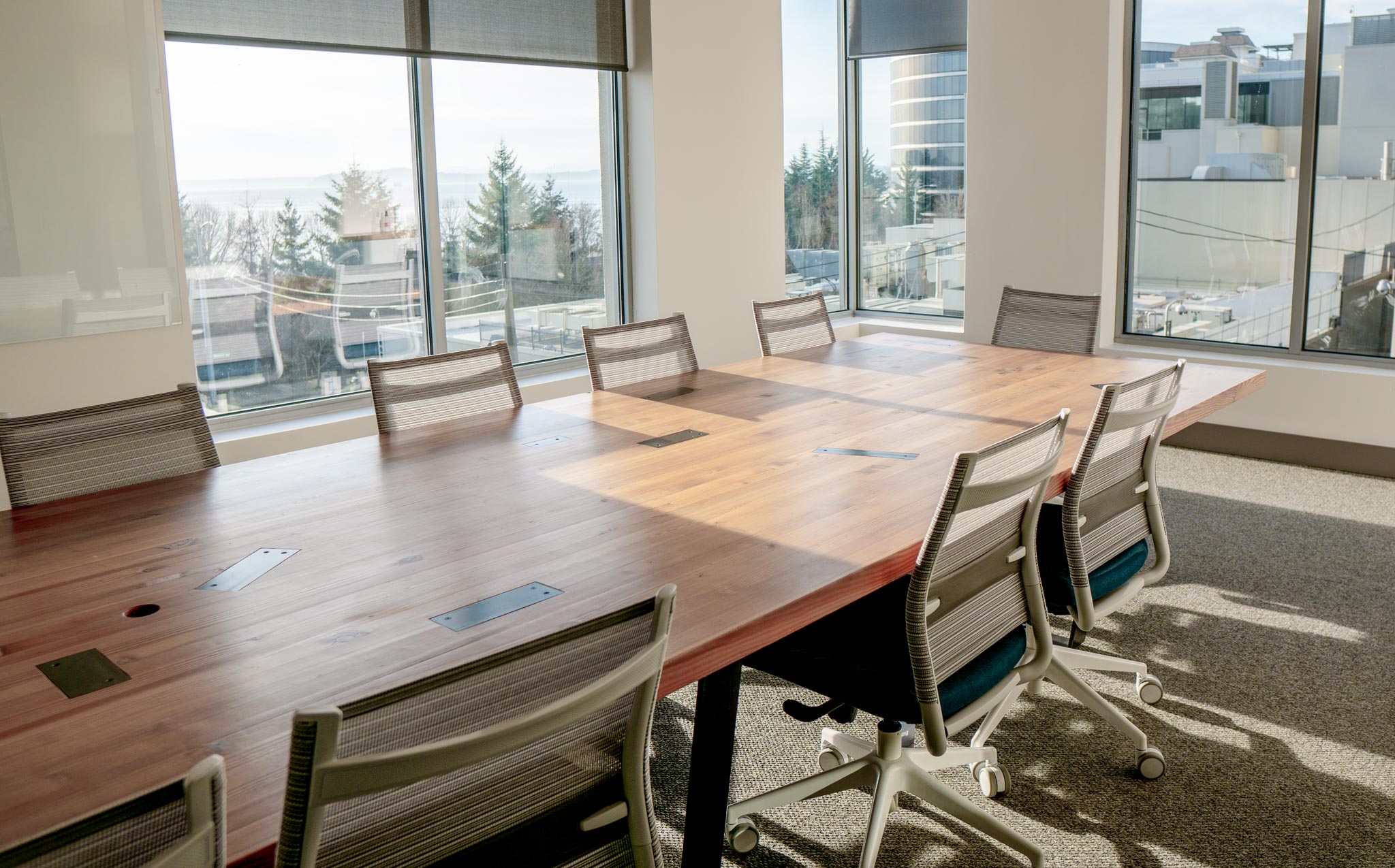 VOGLIO office conference room overlooking the water